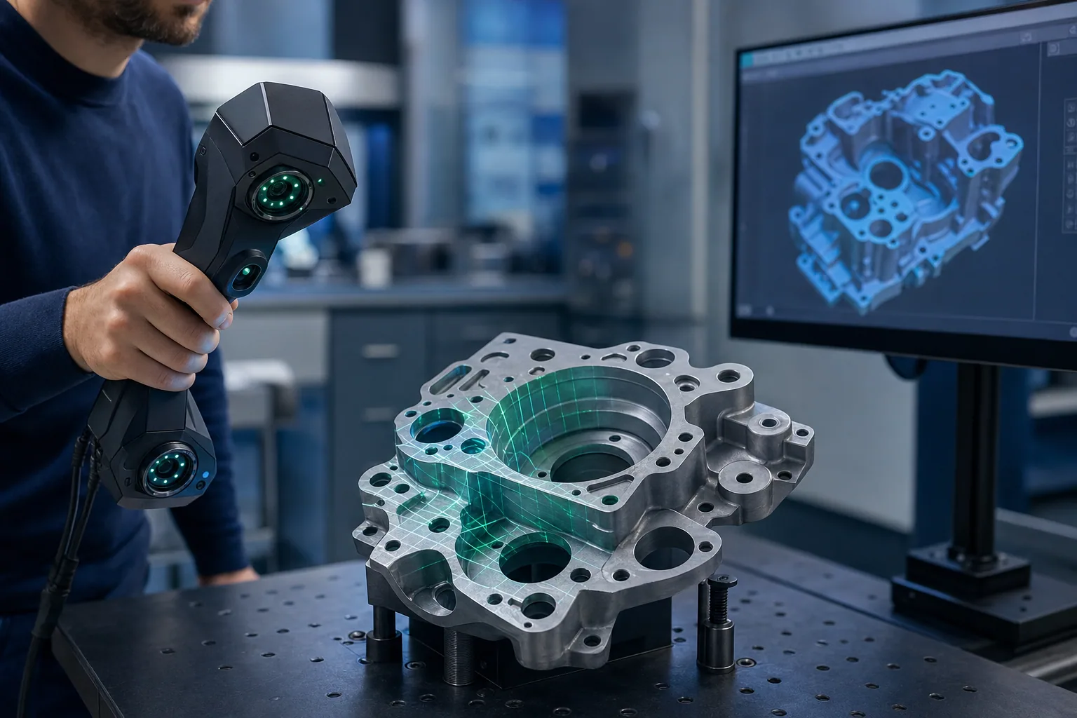 Escaneo 3D en un entorno industrial